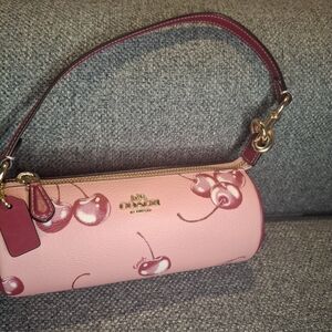 Coach Pink Cherry Print Women's Bag